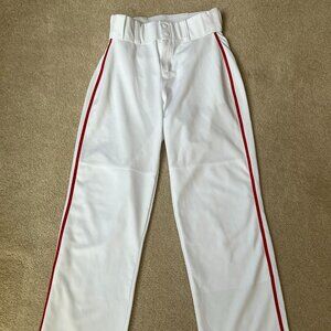 White Adult Men's Small Alleson Game Pants